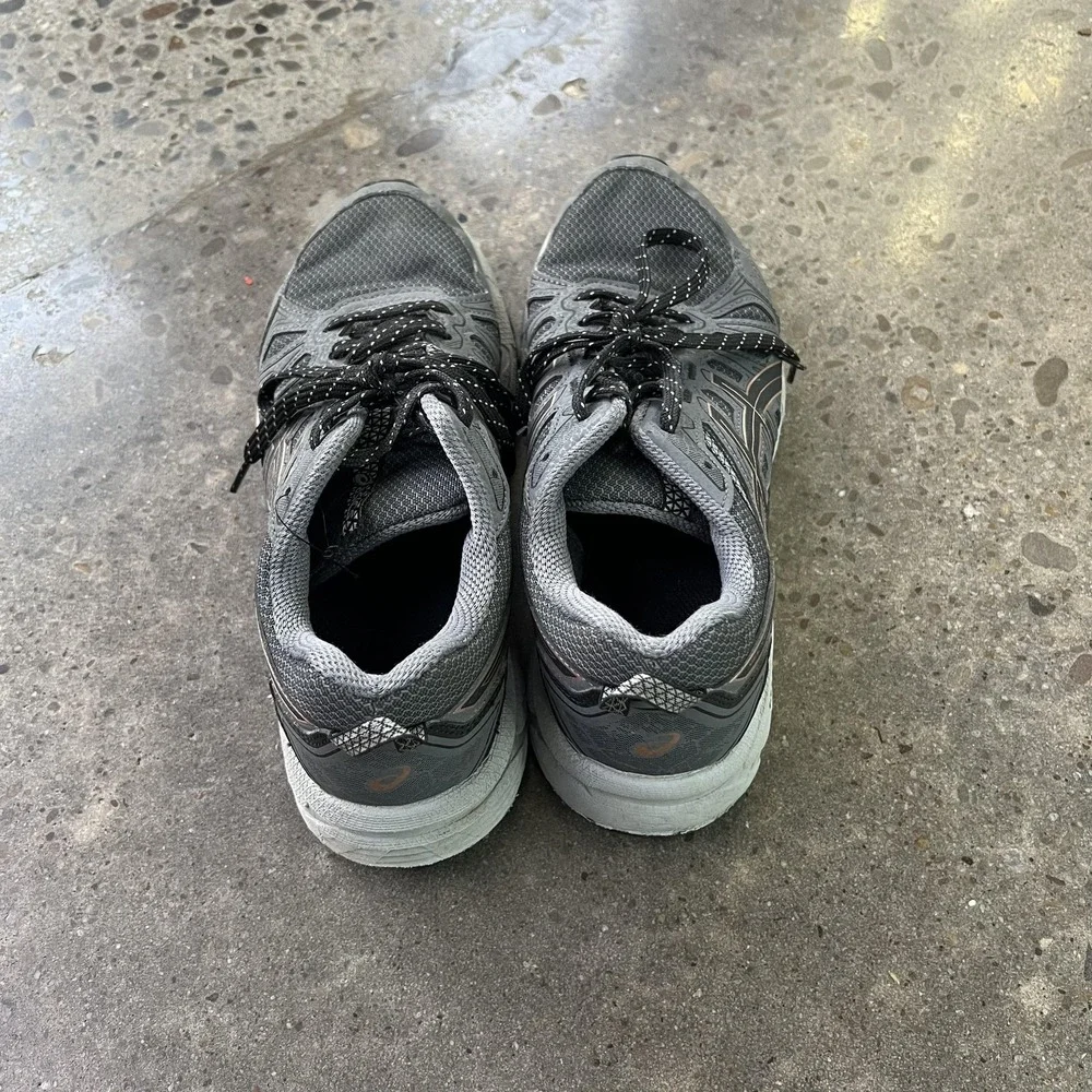 Asics Running Shoes‎ Womens Size 8 Gray Trail Mesh Athletic Sneakers 1012A476